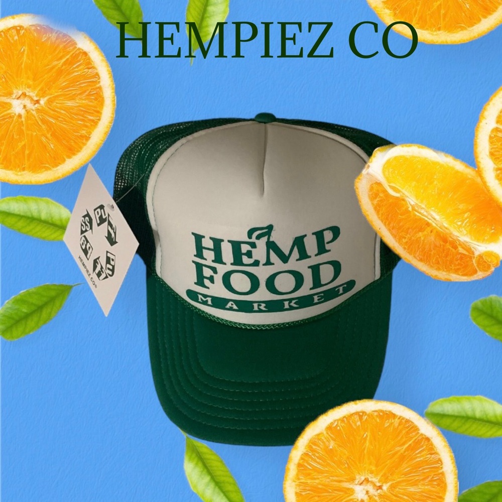 Hemp foods trucker hat